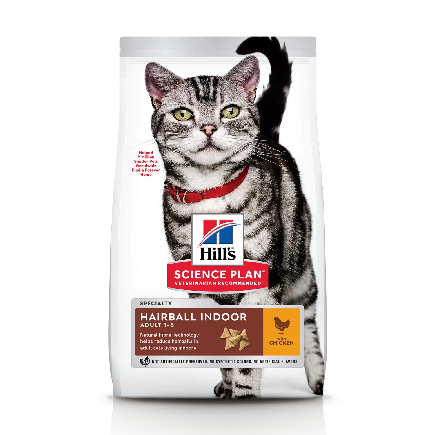 Hill's Science Plan - Feline Adult - Hairball & Indoor Cat 6 Hill's Science Plan - Feline Adult - Hairball & Indoor Cat - Afbeelding 4