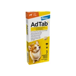 AdTab Kauwtabletten Hond -Geschäft Für Tierbedarf adtab 225mg 55 11 kg 3 tabletten 138405 1500 none