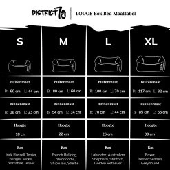 District 70 Lodge Box Bed -Geschäft Für Tierbedarf district 70 lodge box bed hondenmand 190703 2000 none