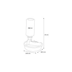 Flamingo Drinkfles Diza -Geschäft Für Tierbedarf flamingo drinkfles diza 222563 1500 none