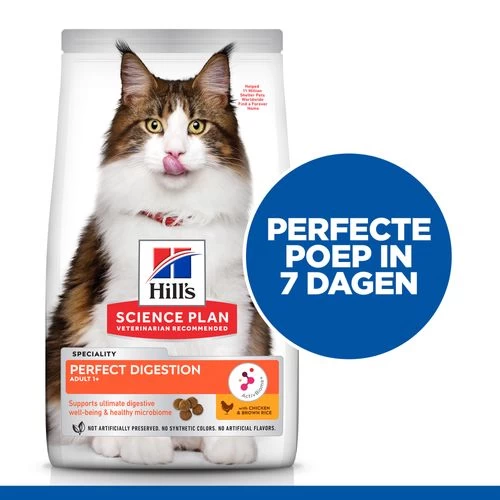 Hill's Science Plan Adult Perfect Digestion Kattenvoer 8 Hill's Science Plan Adult Perfect Digestion Kattenvoer - Afbeelding 6