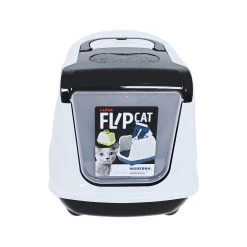 Moderna Kattentoilet Flip Cat - Zwart -Geschäft Für Tierbedarf moderna kattentoilet flip cat zwart 170860 2000 none