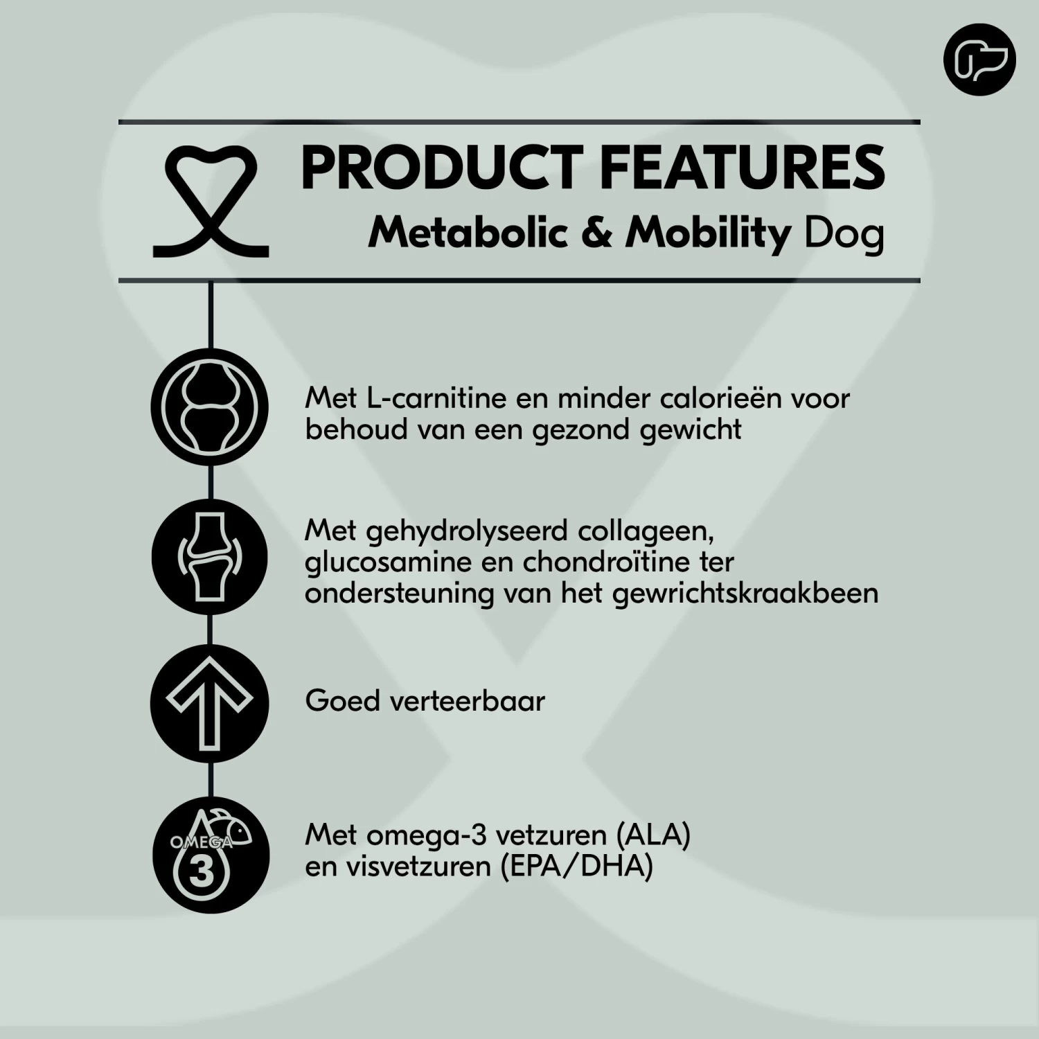 Vetality Metabolic & Mobility - Hondenvoer 7 Vetality Metabolic & Mobility - Hondenvoer - Afbeelding 5